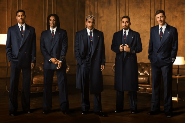 This five-year agreement will see the brand providing bespoke suiting for players, executives and board members on official occasions.